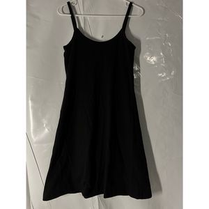 Patagonia Womens S Morning Glory Dress Black Built In Bra Athleisure